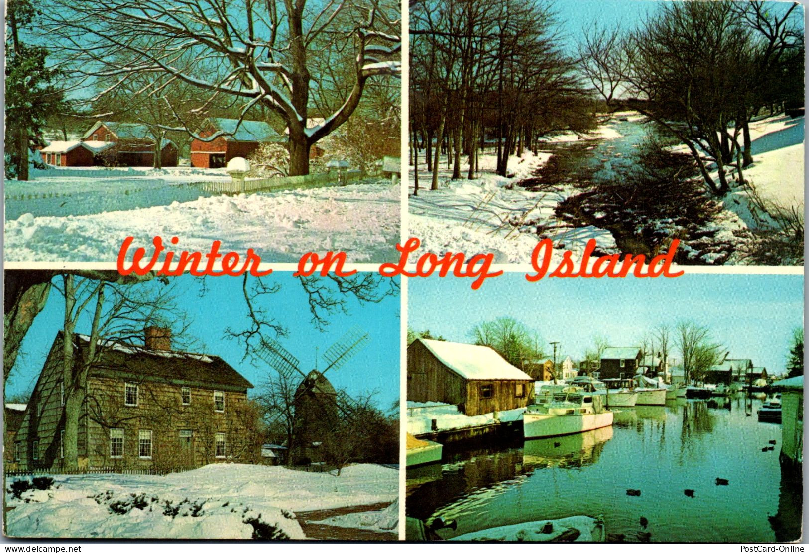 49872 - USA - Long Island , New York , Winter - Gelaufen 1982 - Long Island