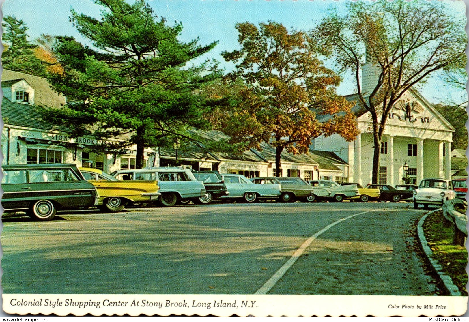 49876 - USA - Long Island , New Yok , Colonial Style Shopping Center At Stony Brook - Gelaufen 1977 - Long Island