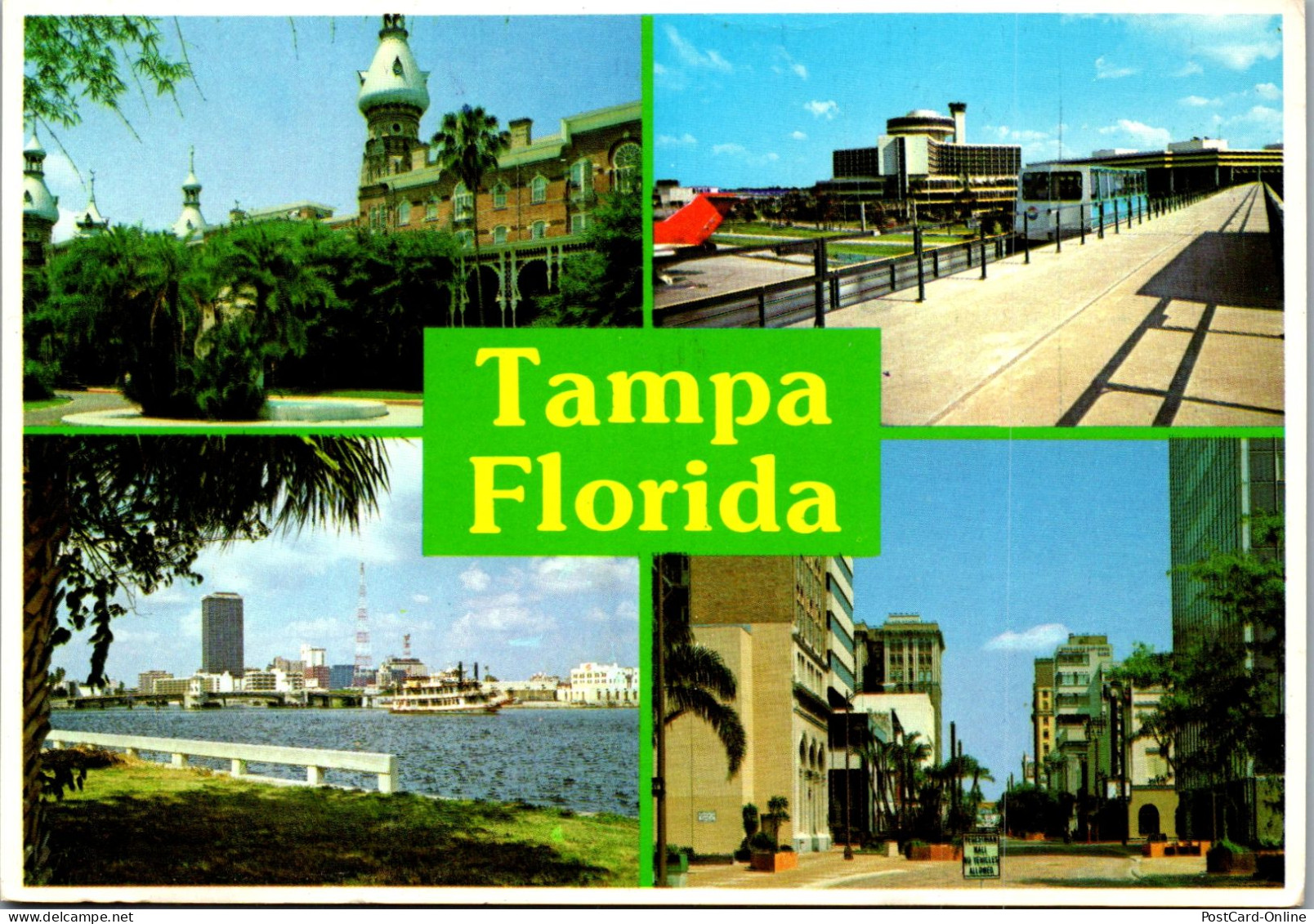 49860 - USA - Tampa , Florida , Mehrbildkarte - Gelaufen 1984 - Tampa