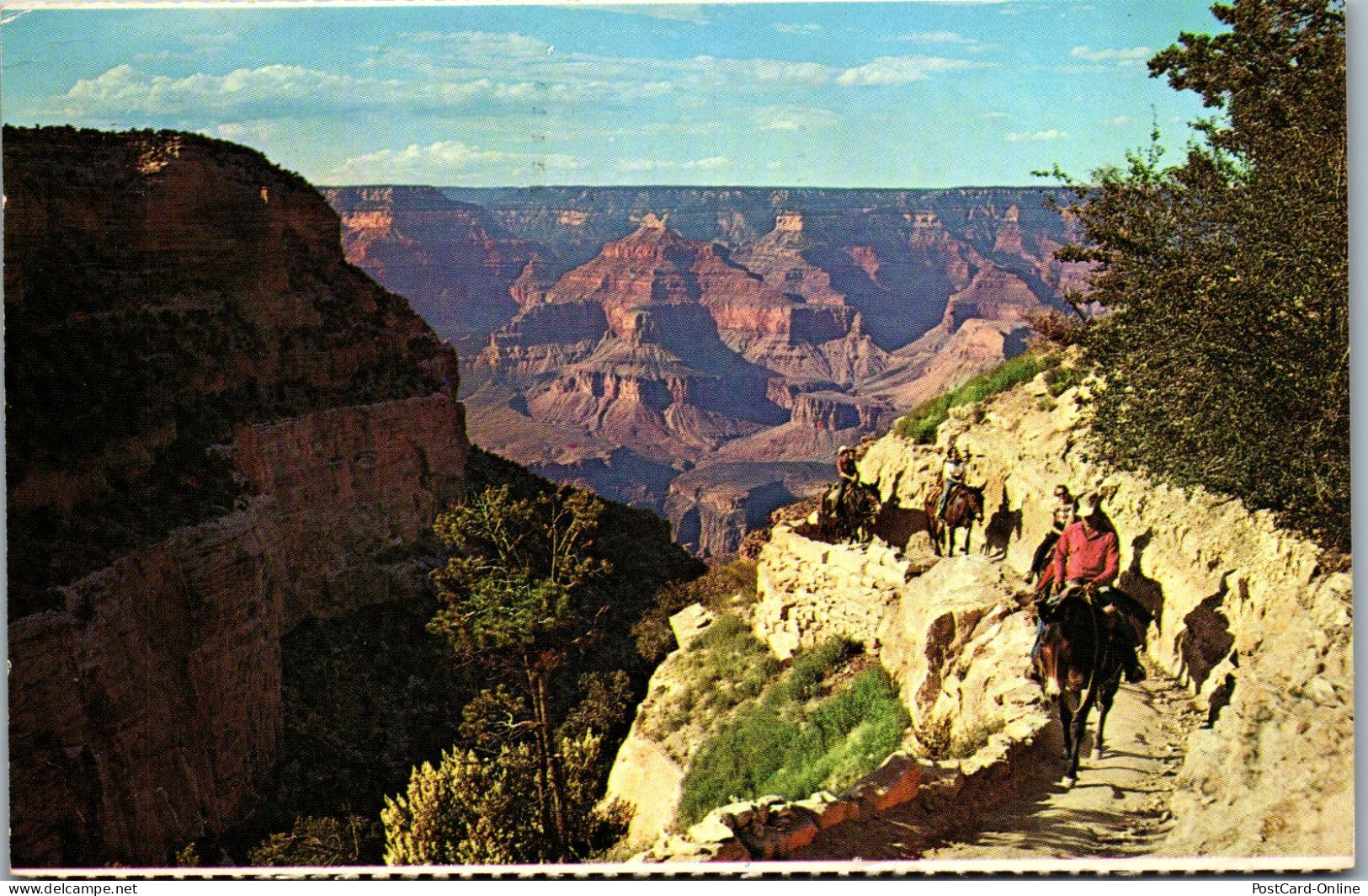 49849 - USA - Arizona , Mule , Train Returns , Grand Canyon National Park - Gelaufen 1970 - Autres & Non Classés