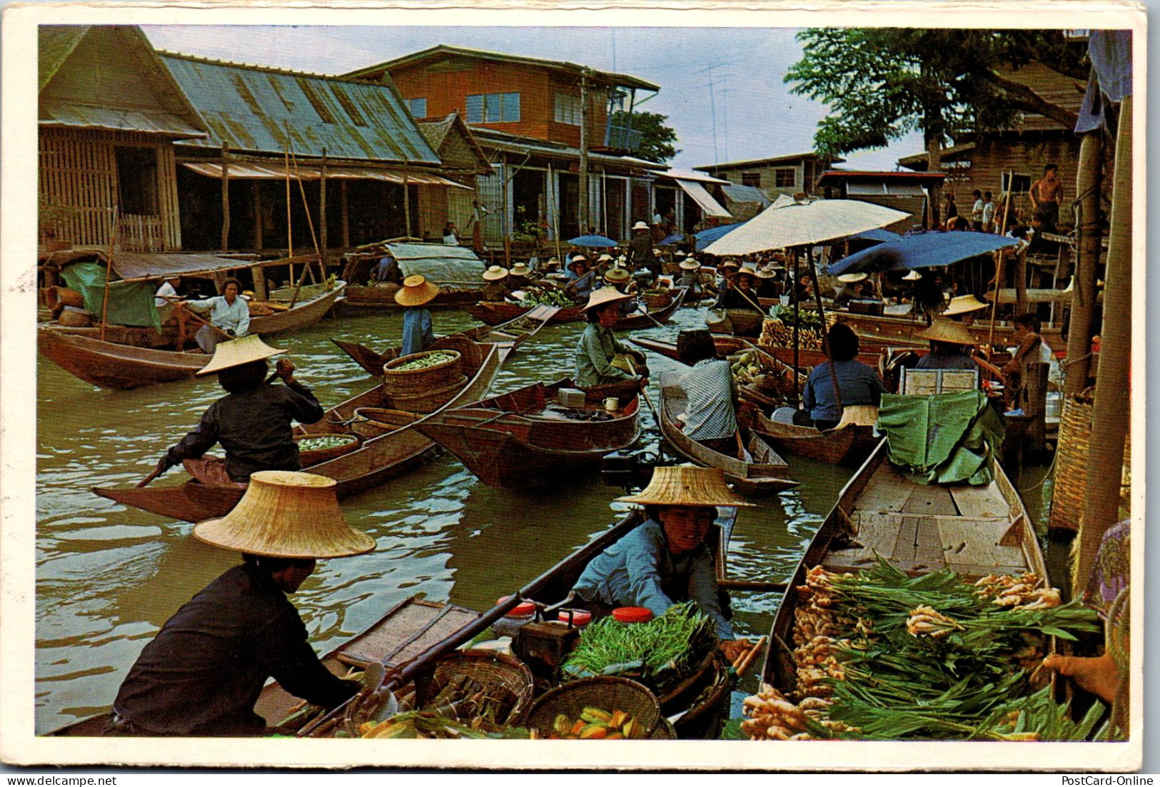 49839 - Thailand - Rajburi , Damnernsaduak Floating Market - Gelaufen  - Thaïlande