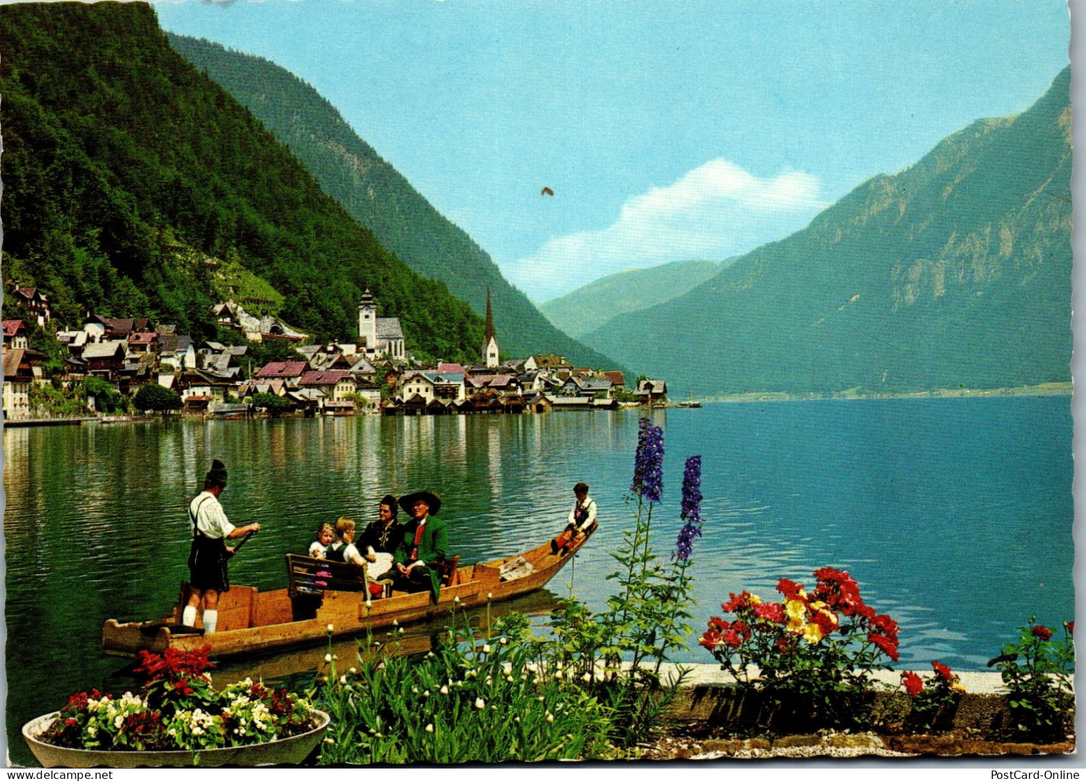 49843 - Oberösterreich - Hallstatt , Am Hallstätter See - Gelaufen 1975 - Hallstatt