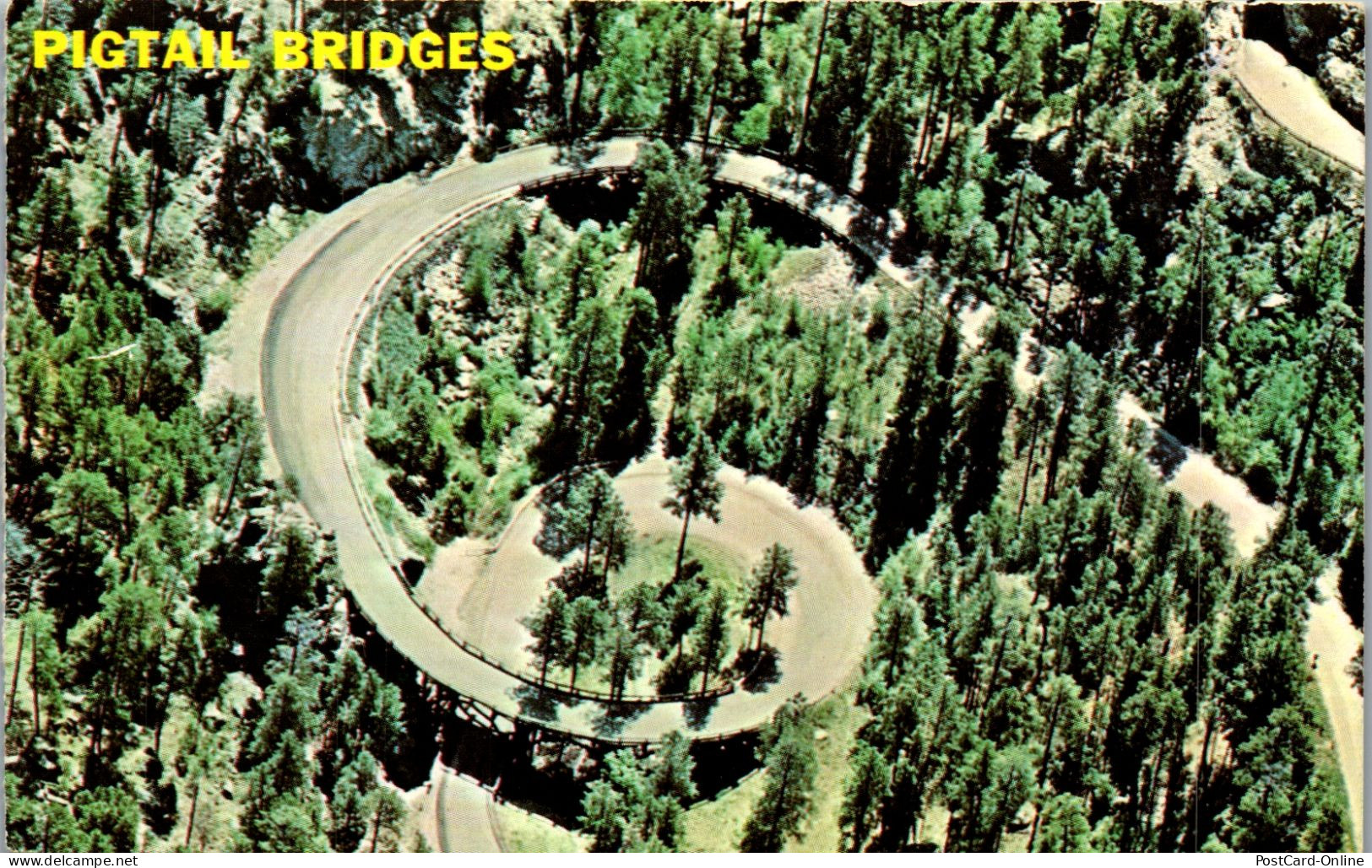 49826 - USA - Black Hills , South Dakota , Pigtail Bridges - Nicht Gelaufen  - Mount Rushmore