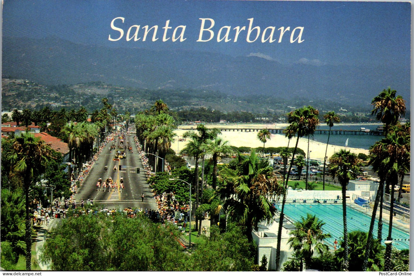 49820 - USA - California , Santa Barbara , Cabrillo Blvd. - Gelaufen 1994 - Andere & Zonder Classificatie