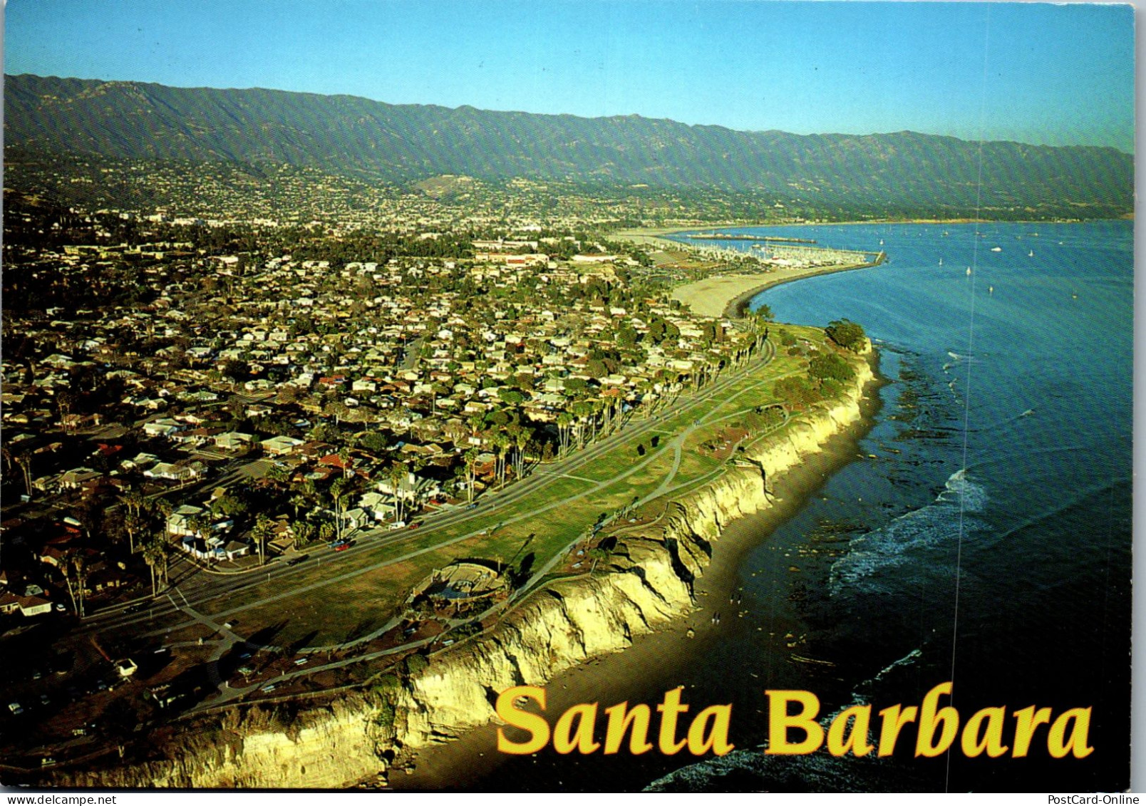 49821 - USA - California , Santa Barbara , Shoreline Drive - Gelaufen 1994 - Andere & Zonder Classificatie