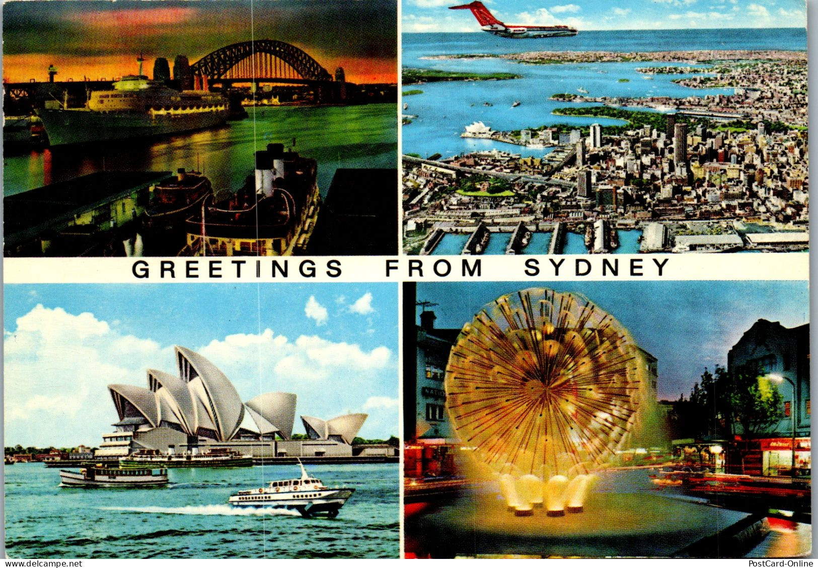 49806 - Australien - Sydney , Mehrbildkarte - Gelaufen 1973 - Sydney