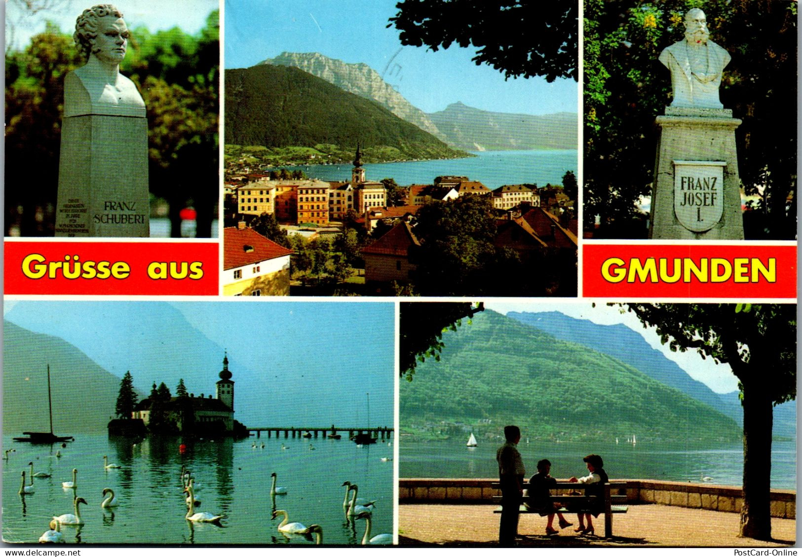 49797 - Oberösterreich - Gmunden , Mehrbildkarte - Gelaufen  - Gmunden