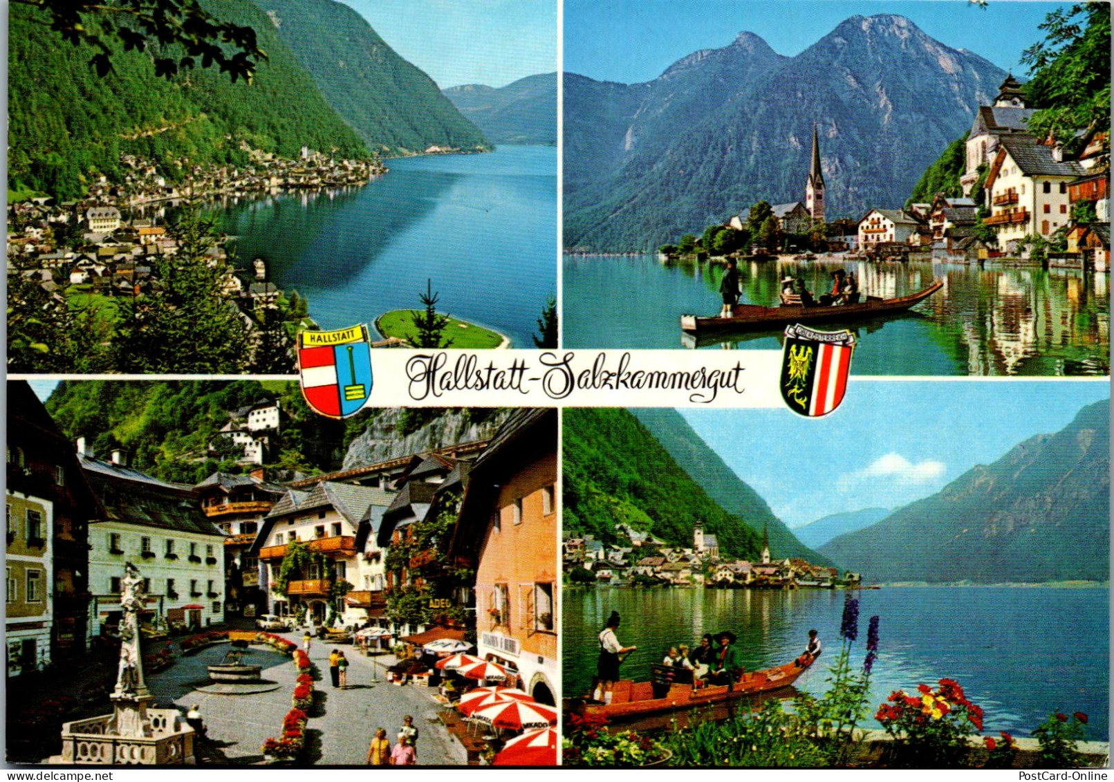 49788 - Oberösterreich - Hallstatt , Mehrbildkarte - Gelaufen 1992 - Hallstatt