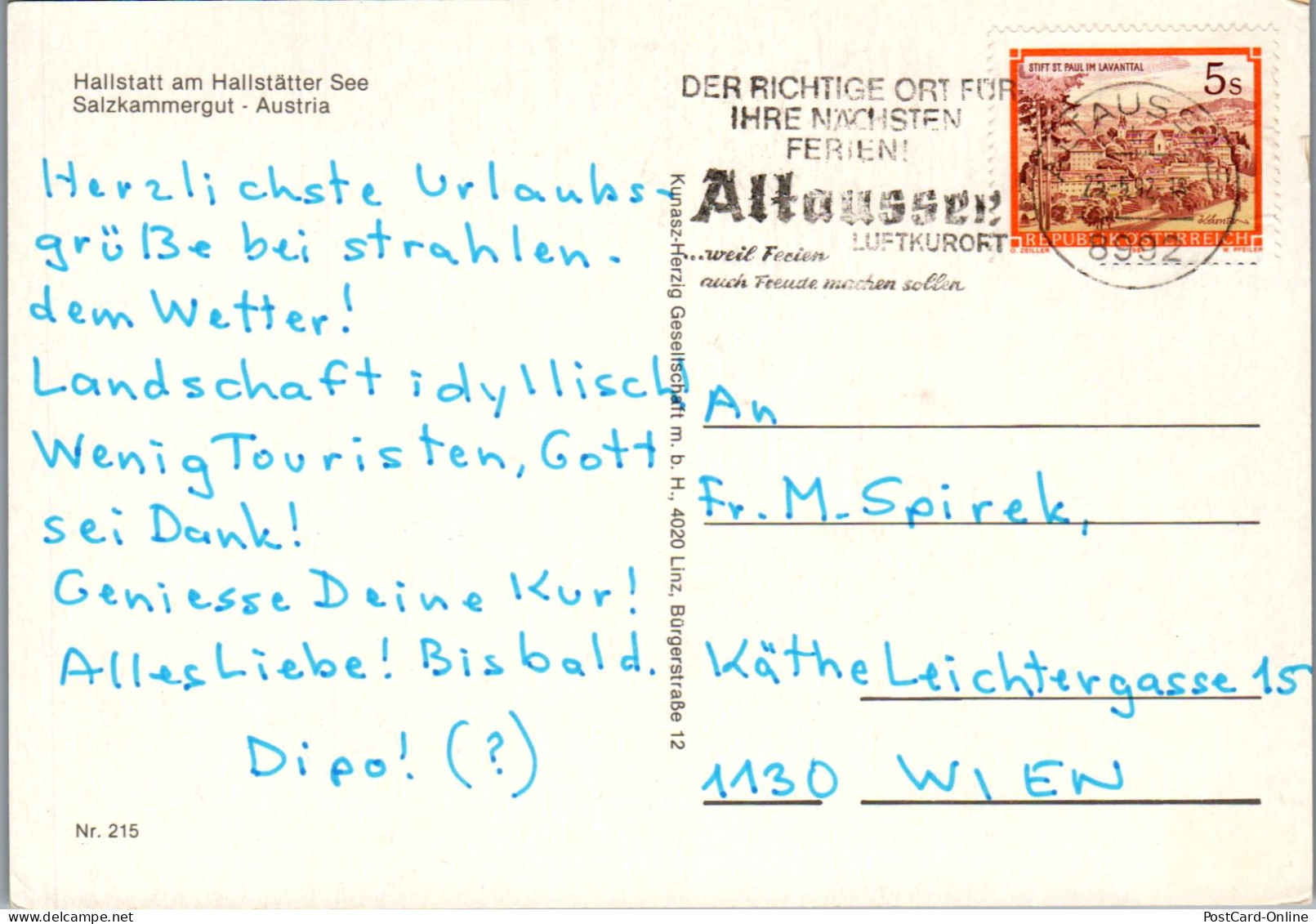 49788 - Oberösterreich - Hallstatt , Mehrbildkarte - Gelaufen 1992 - Hallstatt