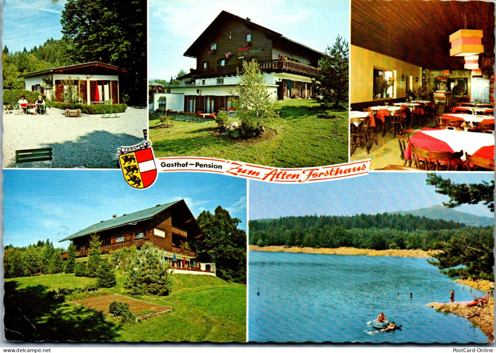 49749 - Kärnten - Pörtschach , Gasthof Pension Zum Alten Forsthaus Am Forstsee , Bes. Hedy Walcher - Gelaufen  - Pörtschach