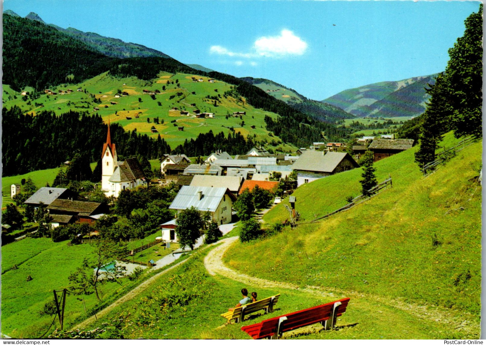 49742 - Kärnten - Liesing Klebas , Mit Obergail , Lesachtal - Gelaufen 1972 - Lesachtal