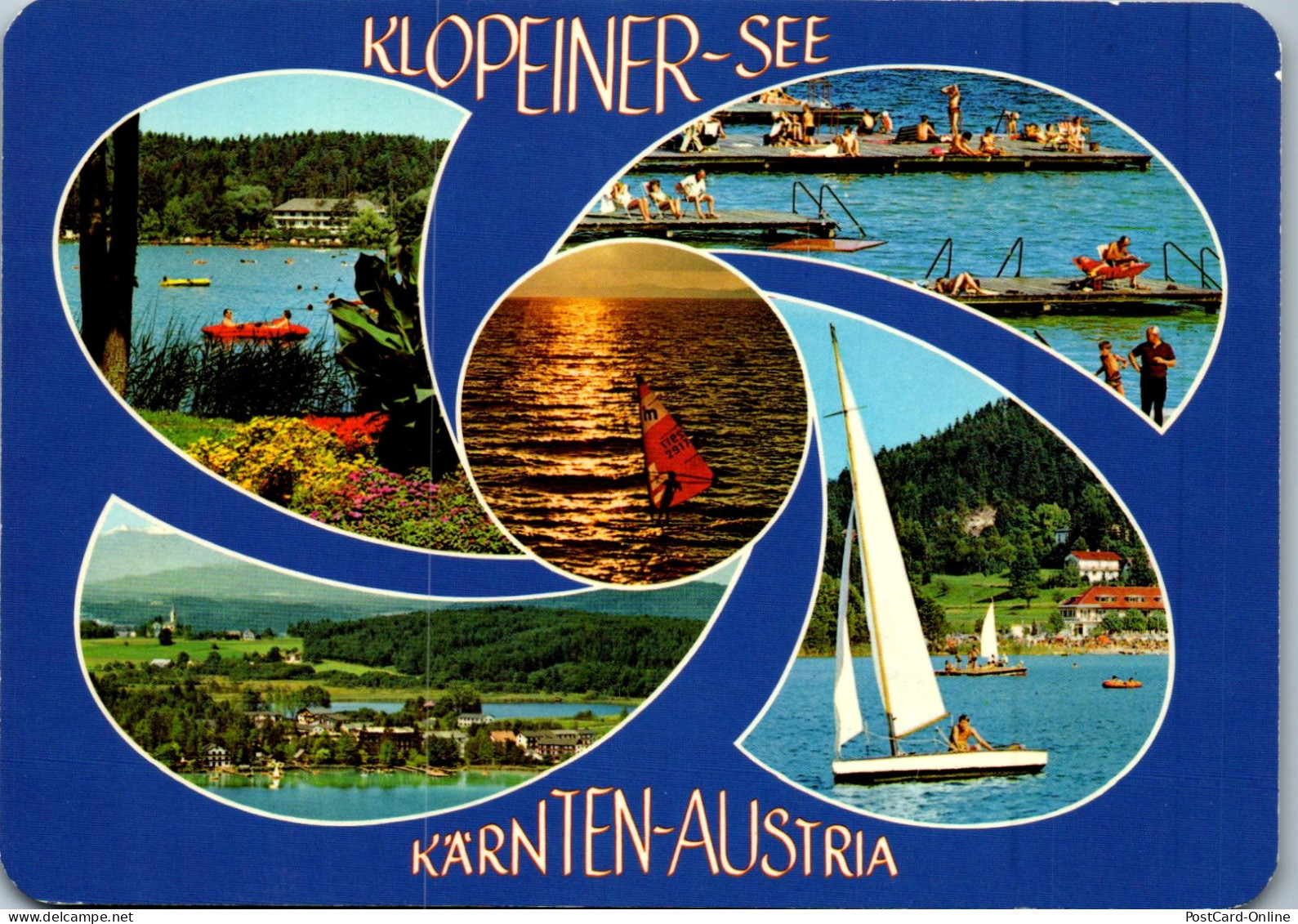 49725 - Kärnten - Klopeinersee , Mehrbildkarte - Gelaufen 1981 - Klopeinersee-Orte