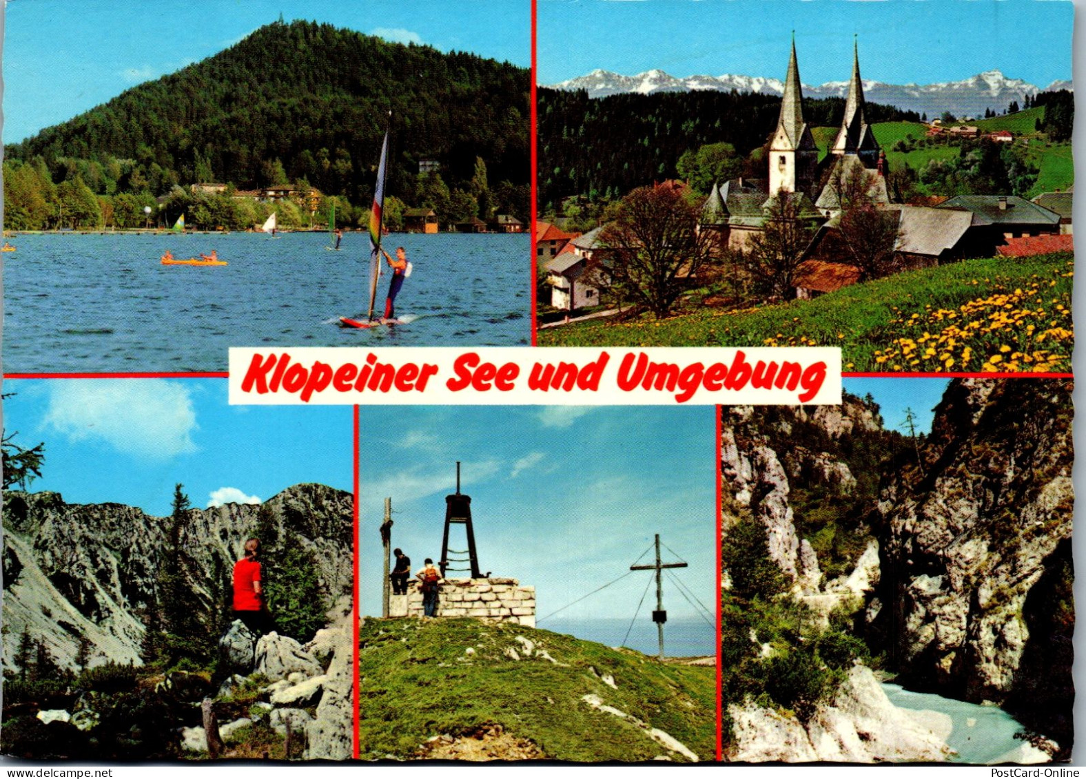 49722 - Kärnten - Klopeinersee , Mehrbildkarte - Gelaufen 1983 - Klopeinersee-Orte