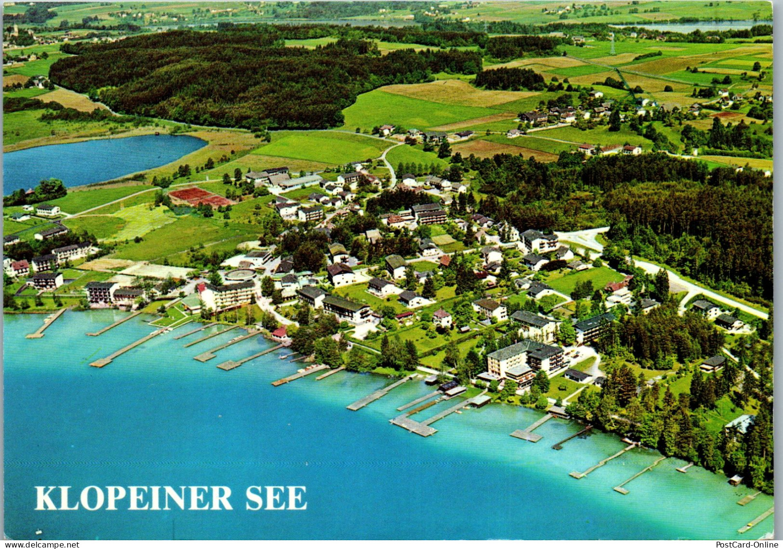 49718 - Kärnten - Klopeinersee , Panorama - Gelaufen 1983 - Klopeinersee-Orte