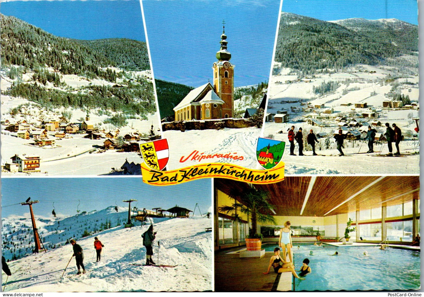 49710 - Kärnten - Bad Kleinkirchheim , Ski , Winter , Mehrbildkarte - Gelaufen  - Spittal An Der Drau