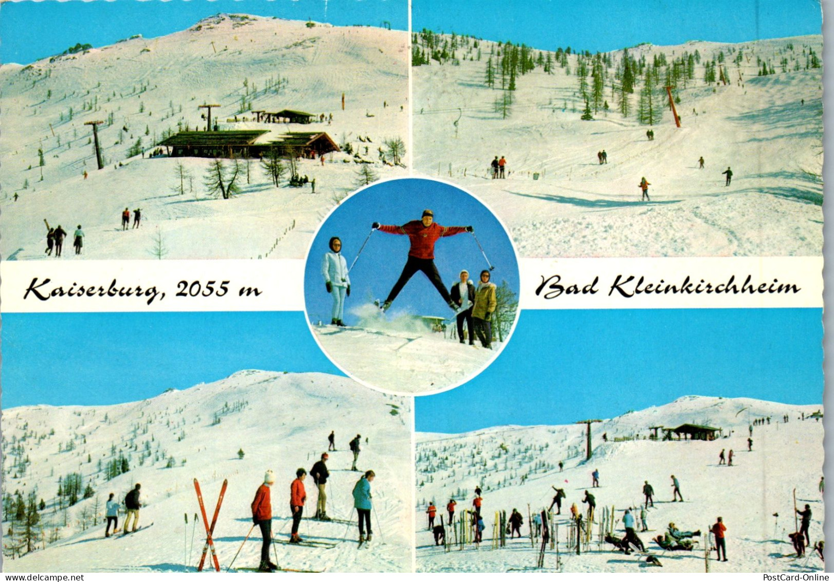 49706 - Kärnten - Bad Kleinkirchheim , Kaiserburg , Ski , Winter - Gelaufen 1974 - Spittal An Der Drau