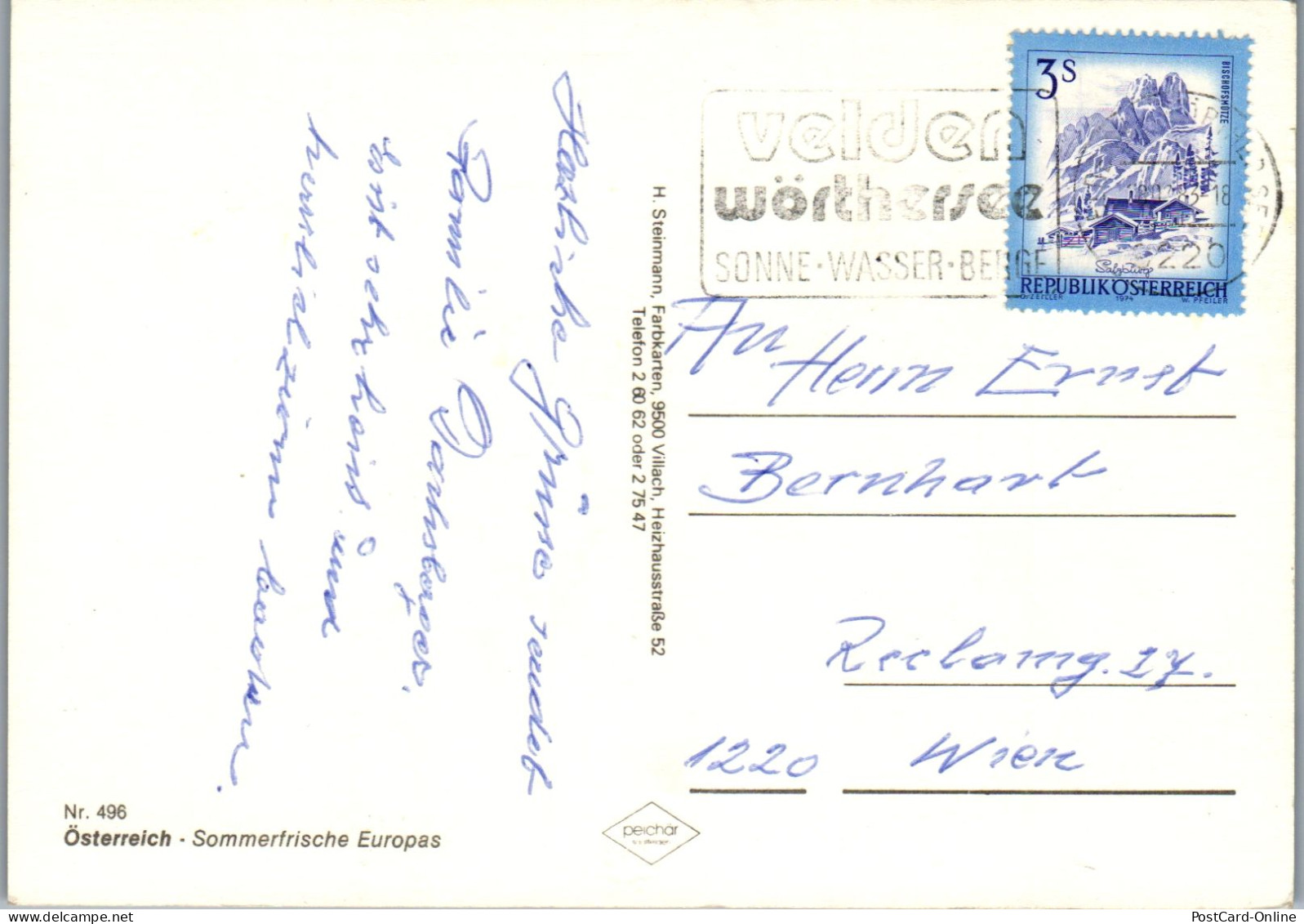 49680 - Kärnten - Motive , Mehrbildkarte - Gelaufen 1983 - Other & Unclassified