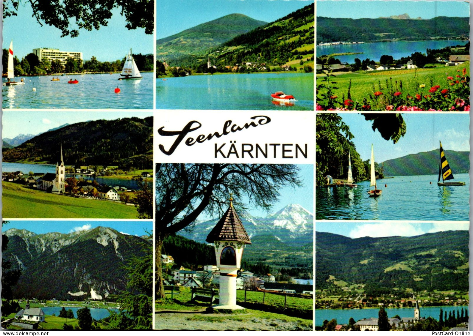 49684 - Kärnten - Seen , Mehrbildkarte - Gelaufen  - Altri & Non Classificati