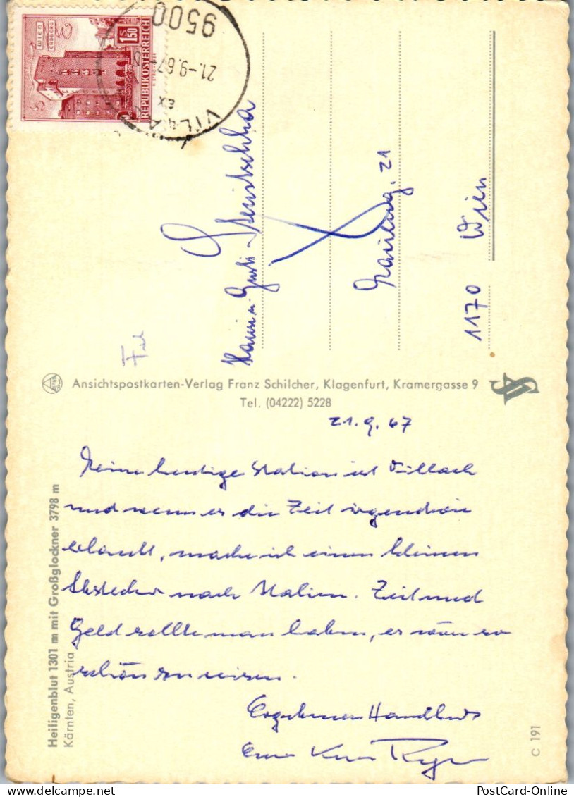 49667 - Kärnten - Heiligenblut , Mit Großglockner - Gelaufen 1967 - Heiligenblut
