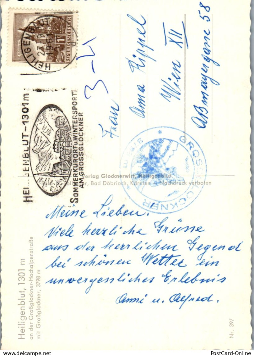 49666 - Kärnten - Heiligenblut , An Der Großglockner Hochalpenstraße - Gelaufen 1961 - Heiligenblut