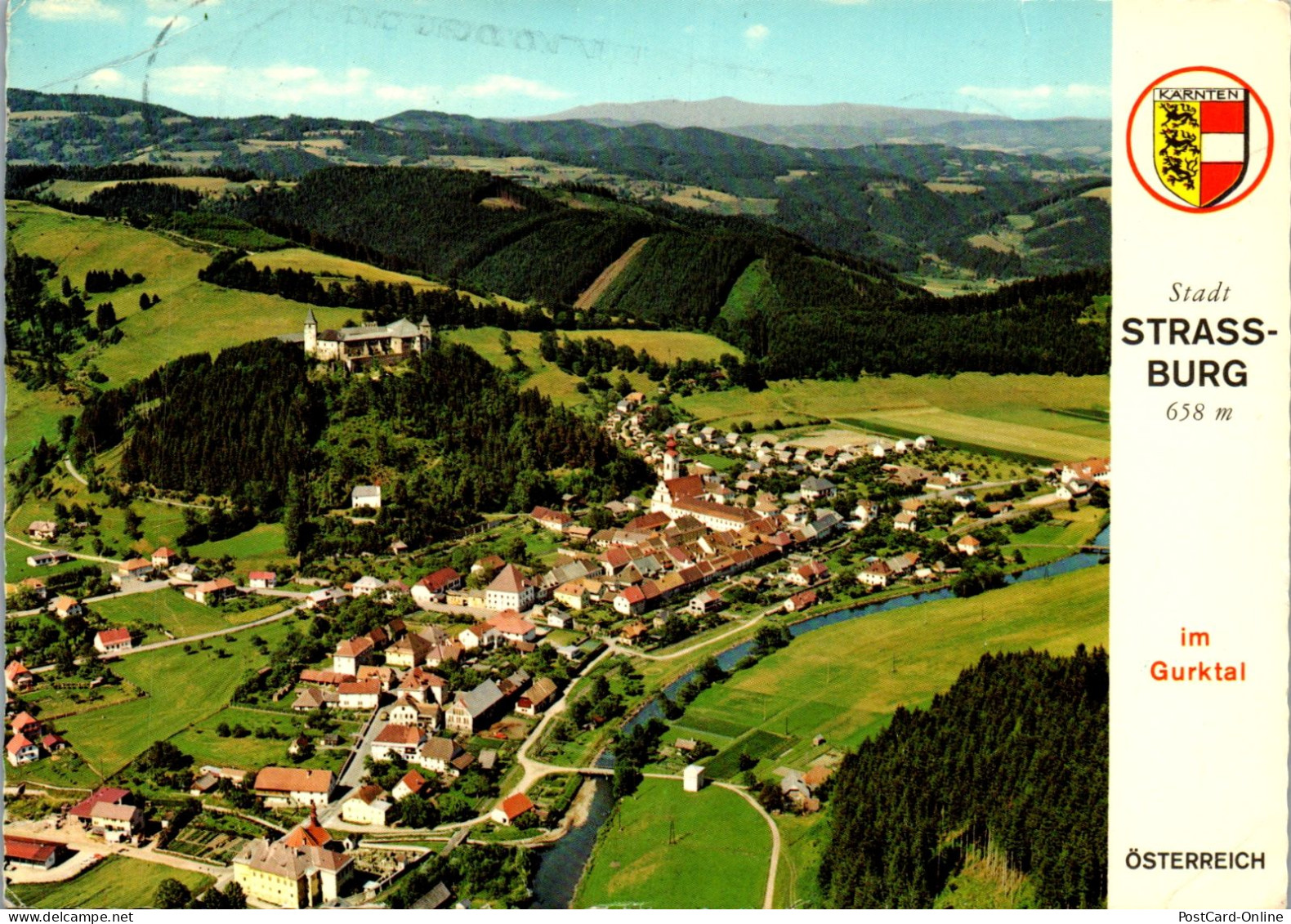 49655 - Kärnten - Strassburg , Im Gurktal , Panorama - Gelaufen 1976 - St. Veit An Der Glan