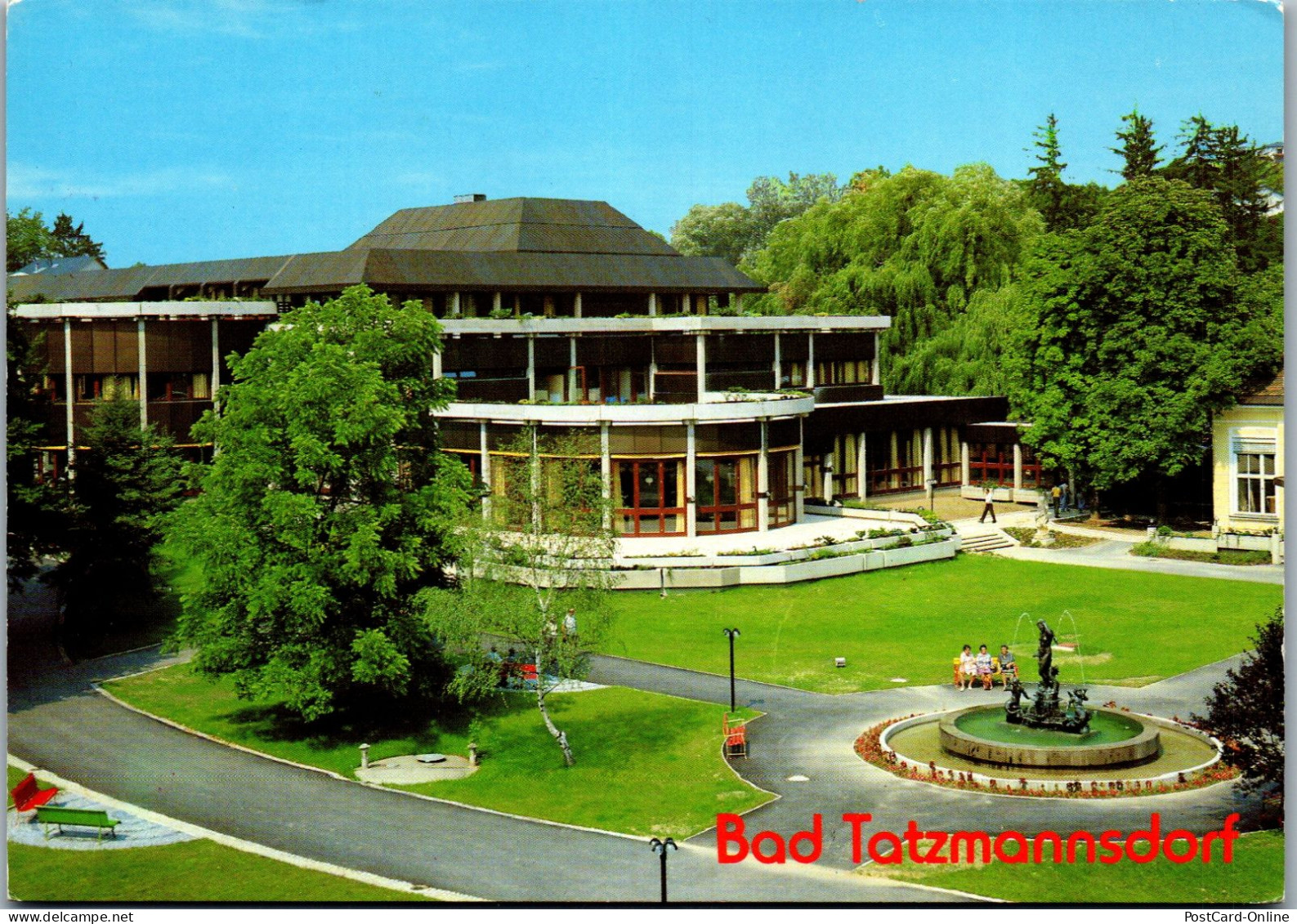 49651 - Burgenland - Bad Tatzmannsdorf , Kurzentrum - Gelaufen 1992 - Oberwart