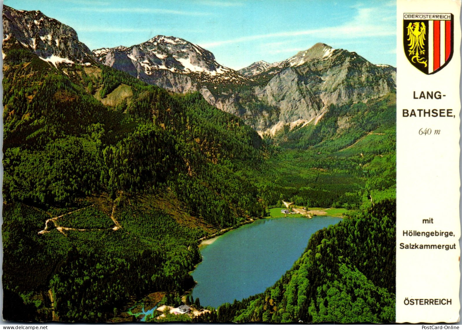 49645 - Oberösterreich - Ebensee , Langbathsee Mit Höllengebirge , Panorama - Gelaufen  - Ebensee