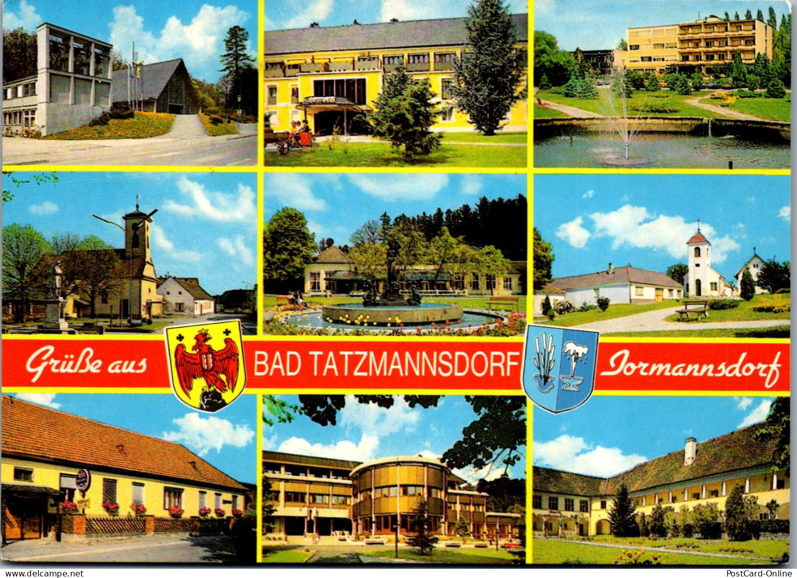 49647 - Burgenland - Bad Tatzmannsdorf , Jormannsdorf , Mehrbildkarte - Gelaufen 1988 - Oberwart