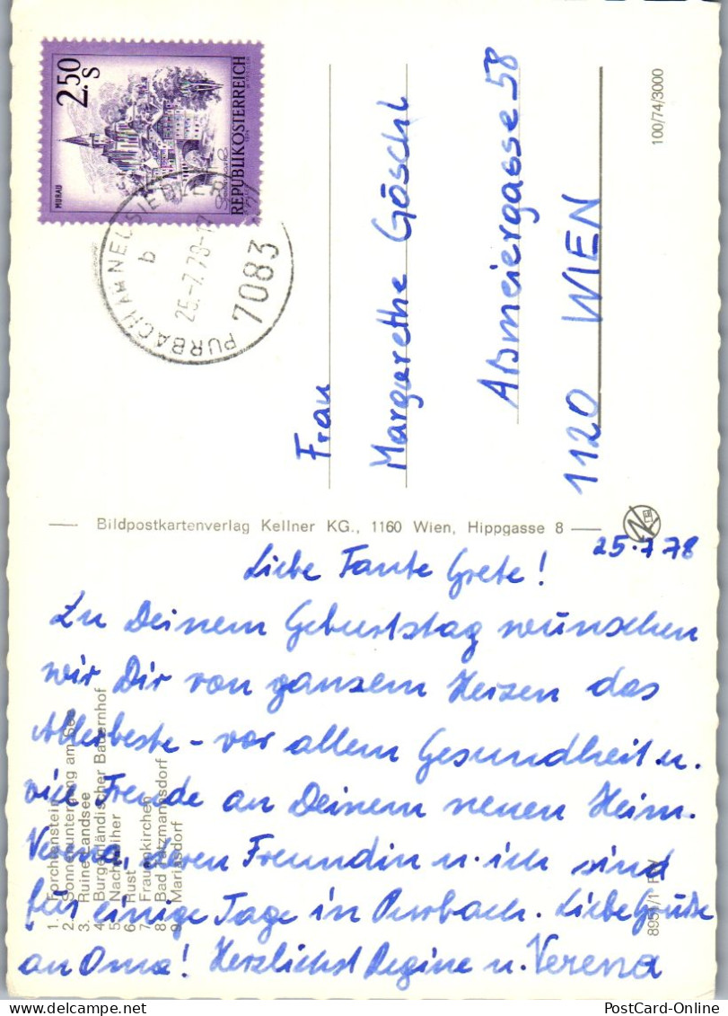 49627 - Burgenland - Ansicht , Mehrbildkarte - Gelaufen 1978 - Altri & Non Classificati