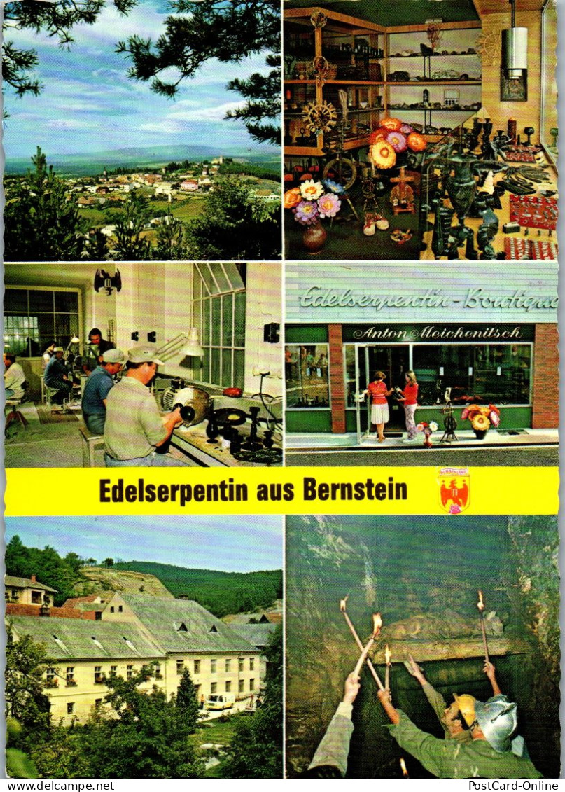 49614 - Burgenland - Bernstein , Edelserpentin Aus Bernstein , Anton Meichenitsch , Mehrbildkarte - Nicht Gelaufen  - Oberwart