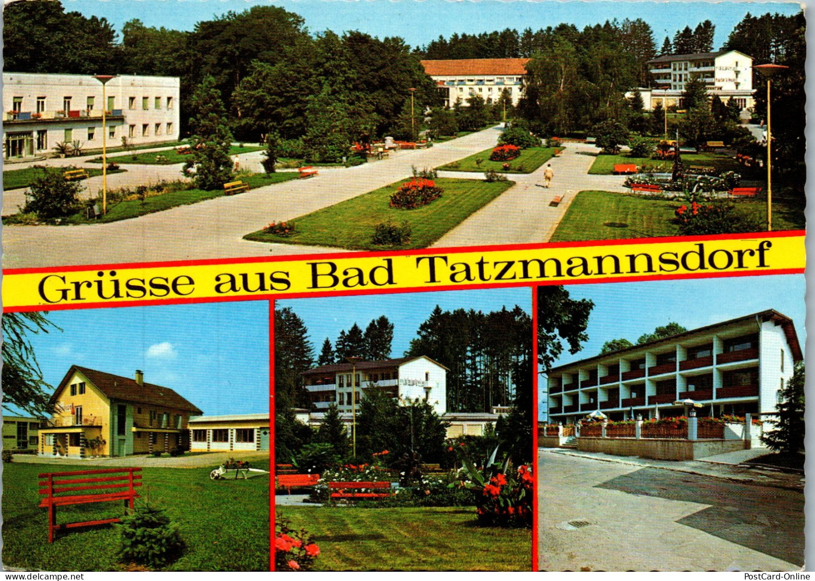 49618 - Burgenland - Bad Tatzmannsdorf , Mehrbildkarte - Gelaufen 1977 - Oberwart