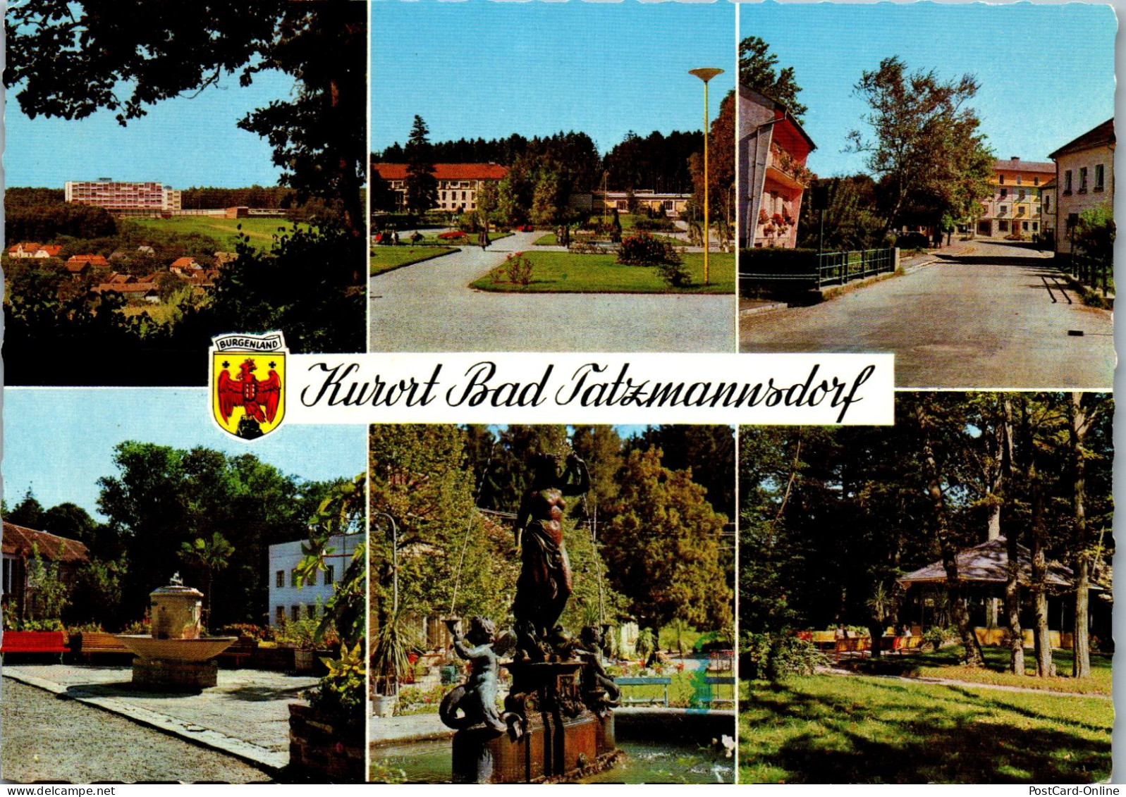 49615 - Burgenland - Bad Tatzmannsdorf , Mehrbildkarte - Gelaufen 1969 - Oberwart