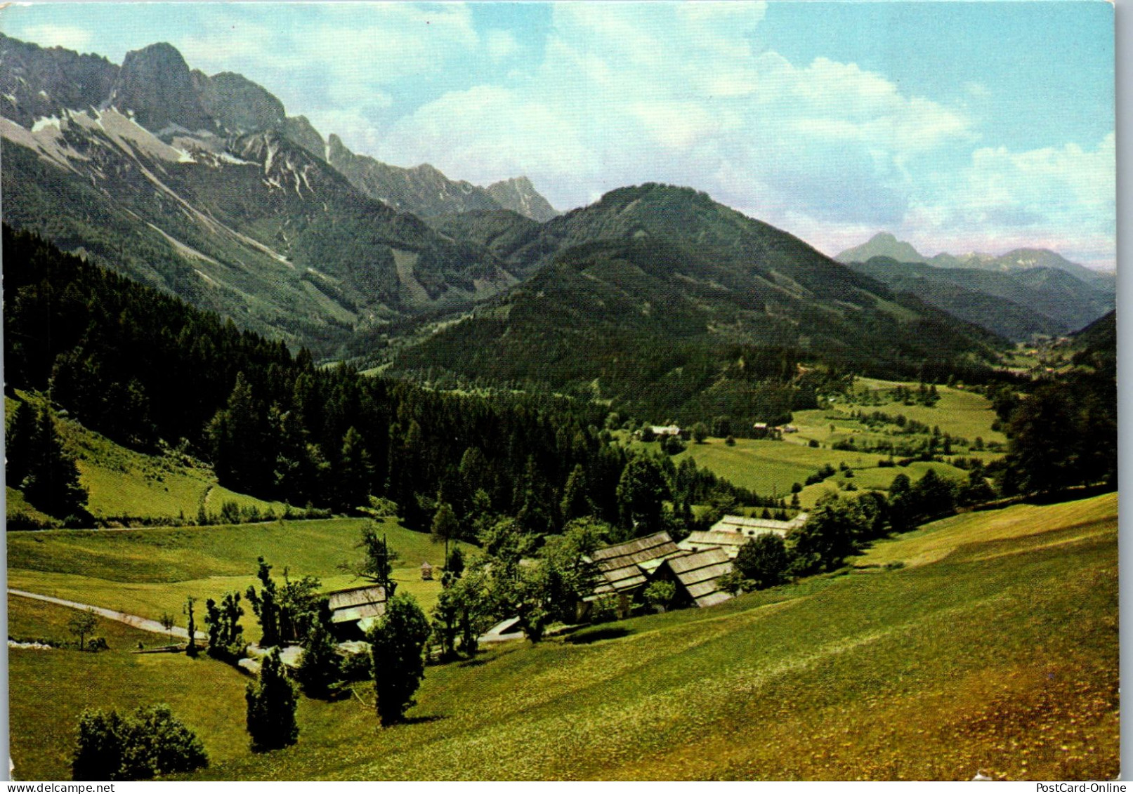 49609 - Kärnten - Tal Von Zell , Koschuta , Karawanken , Sele In Kosuta , Panorama - Gelaufen 1980 - Klagenfurt