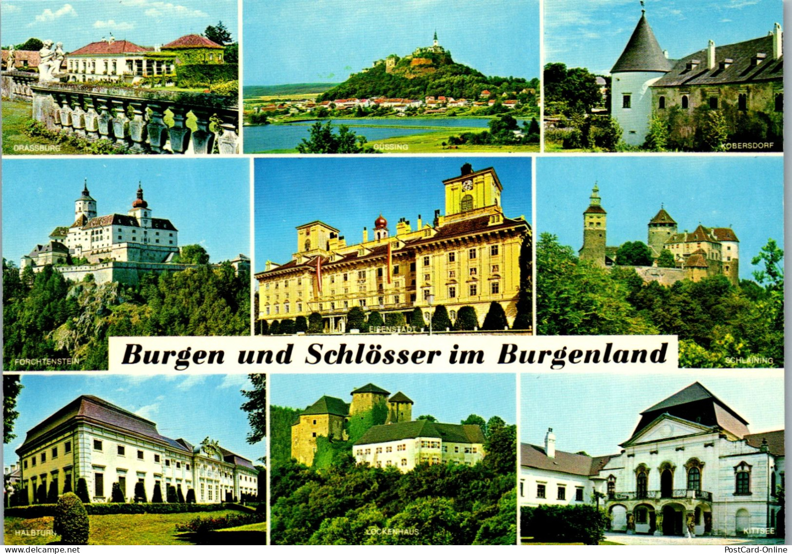 49605 - Burgenland - Burgen Und Schlösser , Mehrbildkarte - Nicht Gelaufen 1979 - Other & Unclassified