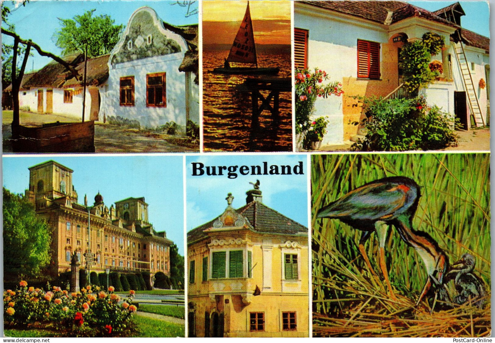 49602 - Burgenland - Neusiedlersee , Mehrbildkarte - Gelaufen  - Neusiedlerseeorte