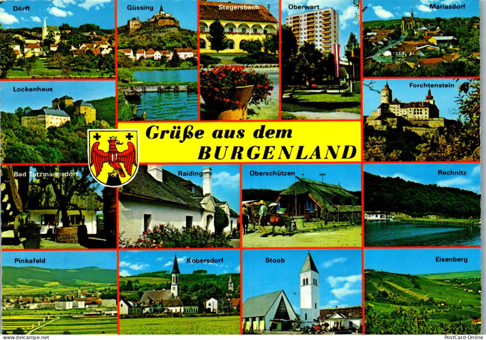49604 - Burgenland - Lockenhaus , Güssing , Stoob , Eisenberg , Pinkafeld , Oberwart - Nicht Gelaufen  - Oberwart