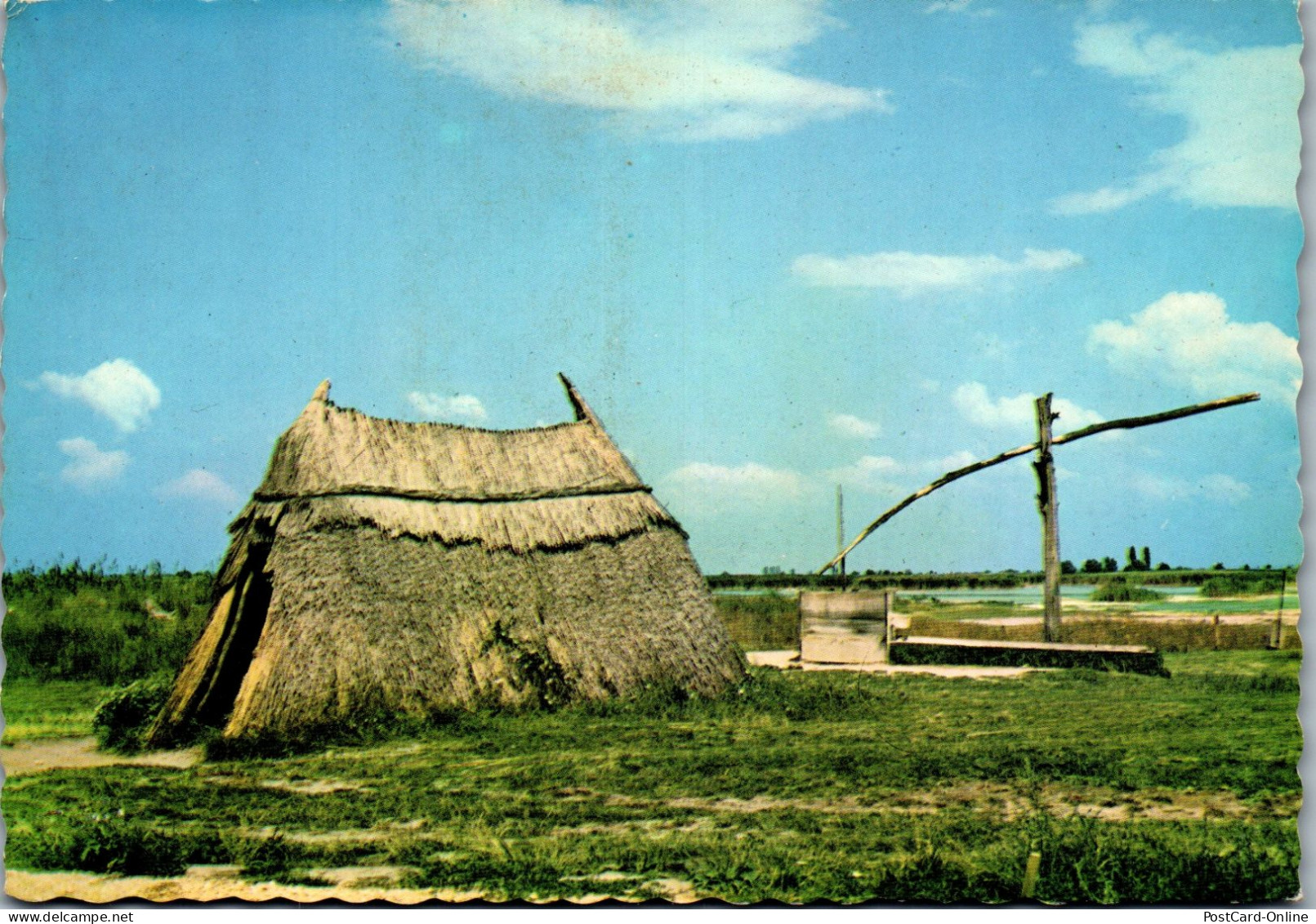 49607 - Burgenland - Hirtenhütte , Mit Brunnen Im Naturschutzgebiet - Gelaufen 1971 - Neusiedlerseeorte