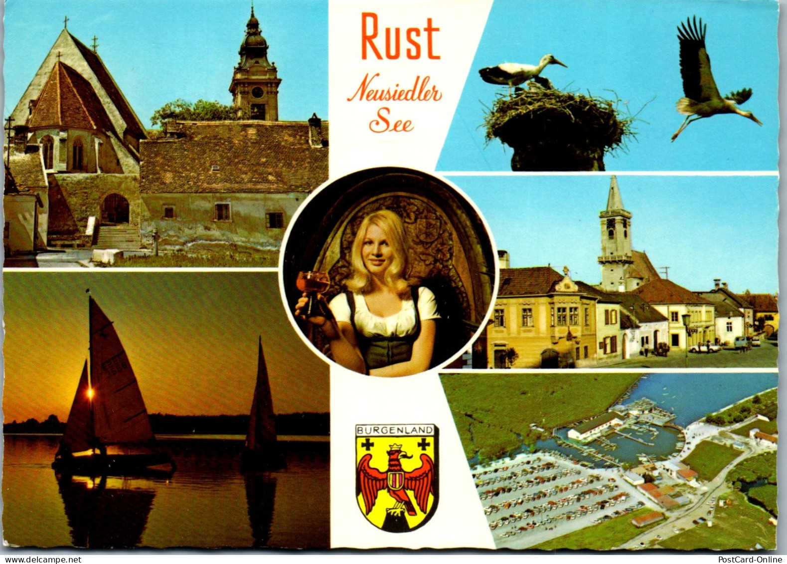 49594 - Burgenland - Rust , Mehrbildkarte - Gelaufen 1981 - Neusiedlerseeorte
