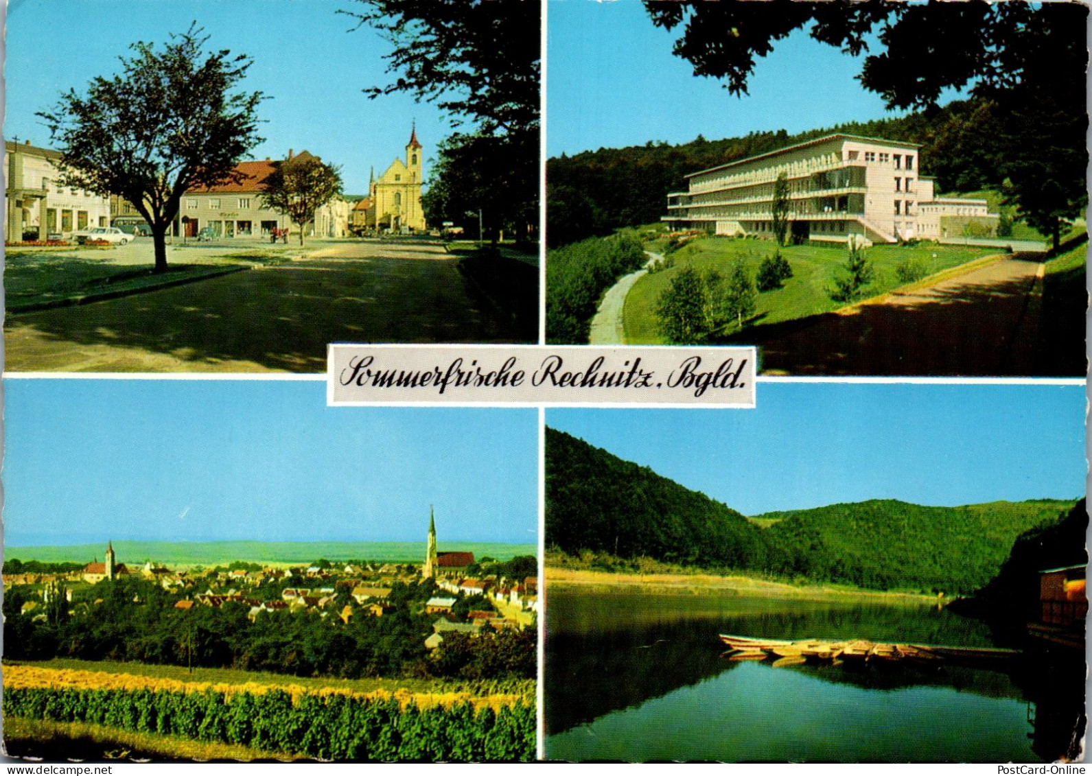 49592 - Burgenland - Rechnitz , Mehrbildkarte - Gelaufen 1967 - Oberwart