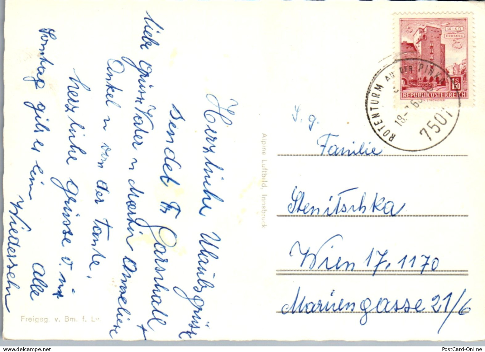 49593 - Burgenland - Rotenturm , Panorama - Gelaufen 1963 - Other & Unclassified