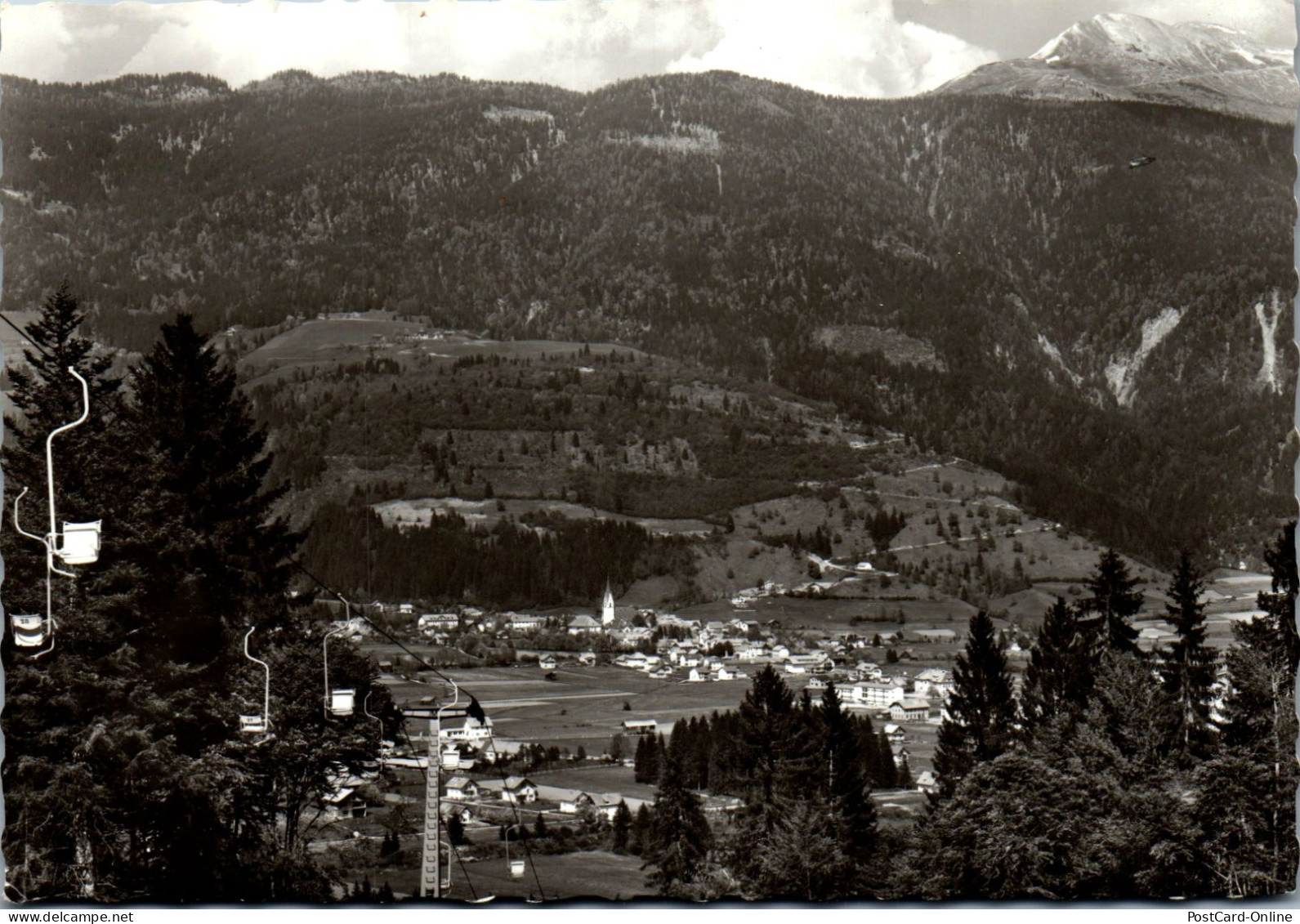 49577 - Kärnten - Kötschach , Mauthneralmlift , Blick Auf Kötschach , Gailtal - Gelaufen 1965 - Lesachtal