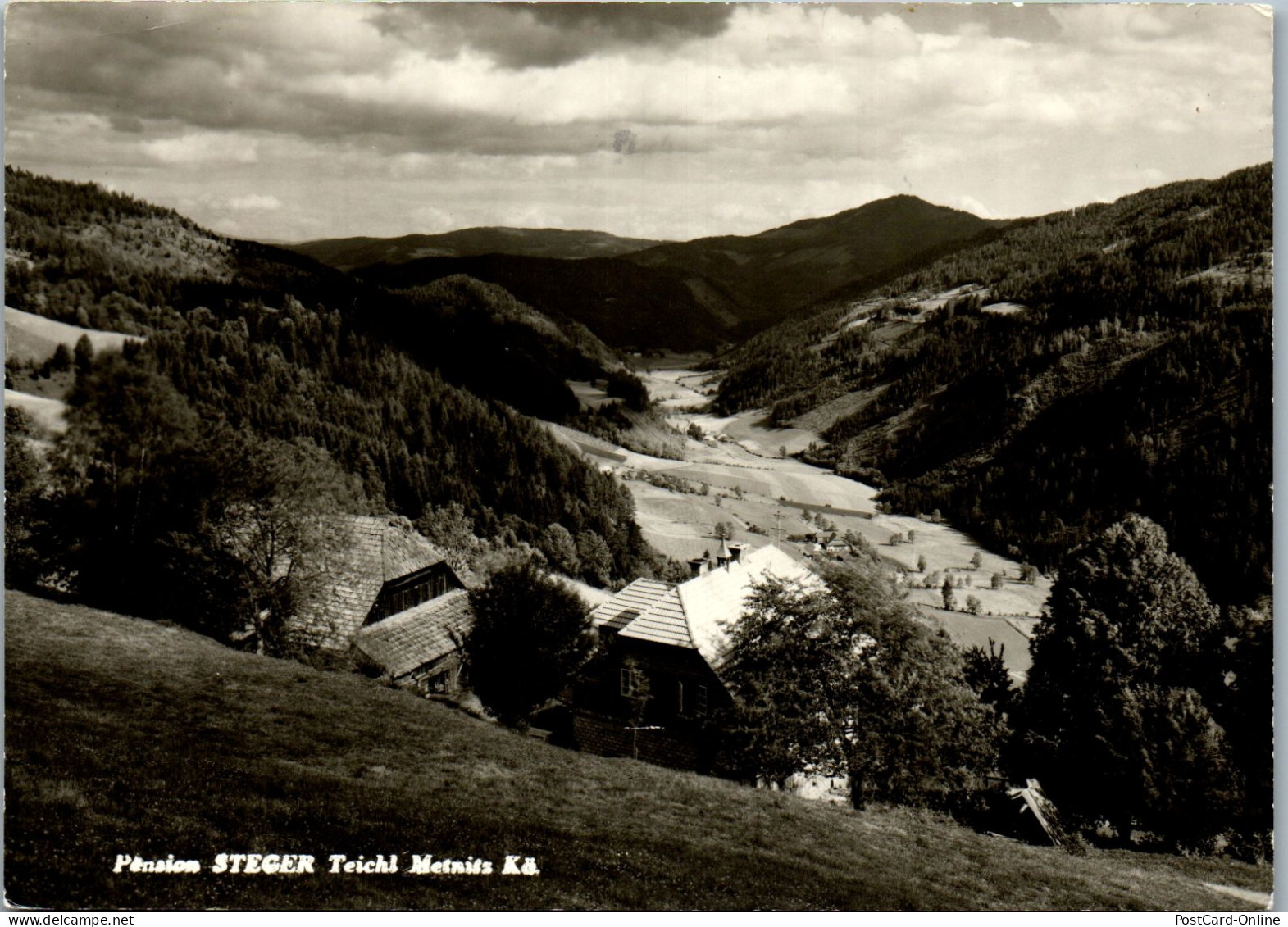 49576 - Kärnten - Metnitz , Teichl , Pension Steger - Gelaufen 1972 - St. Veit An Der Glan