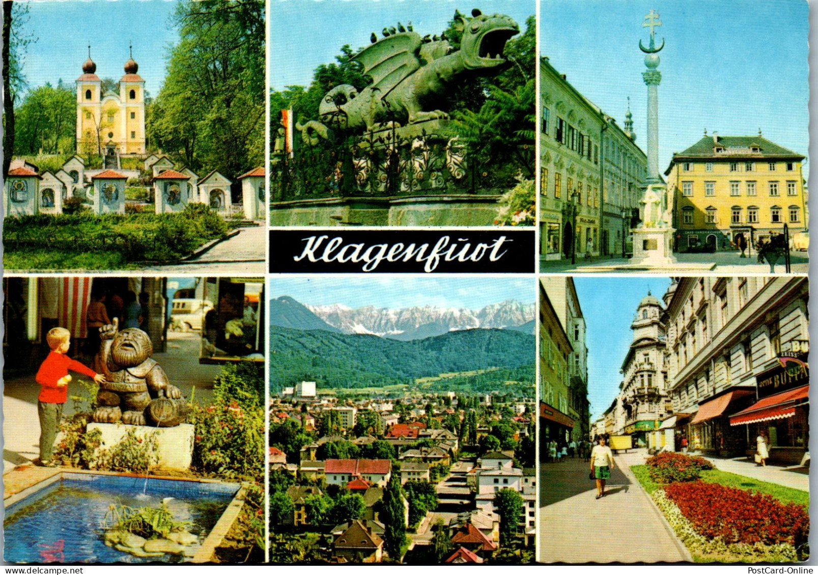 49567 - Kärnten - Klagenfurt , Mehrbildkarte - Gelaufen 1980 - Klagenfurt