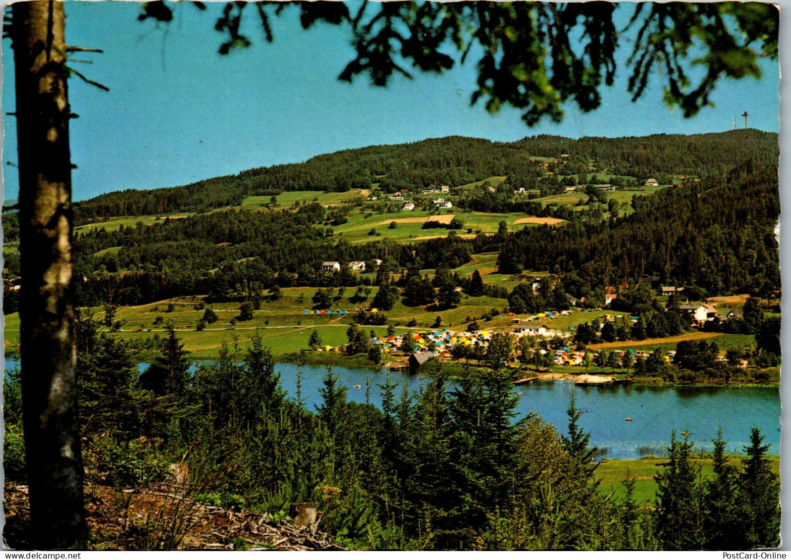 49559 - Kärnten - Hafnersee , Schiefling , Hafnersee , Keutschauersee , Camping , Campingplatz - Gelaufen 1980 - Klagenfurt