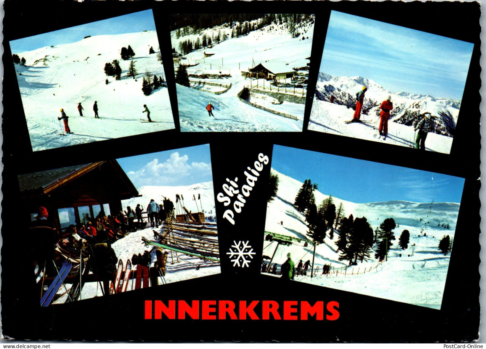 49555 - Kärnten - Innerkrems , Ski , Winter , Mehrbildkarte - Gelaufen 1978 - Spittal An Der Drau