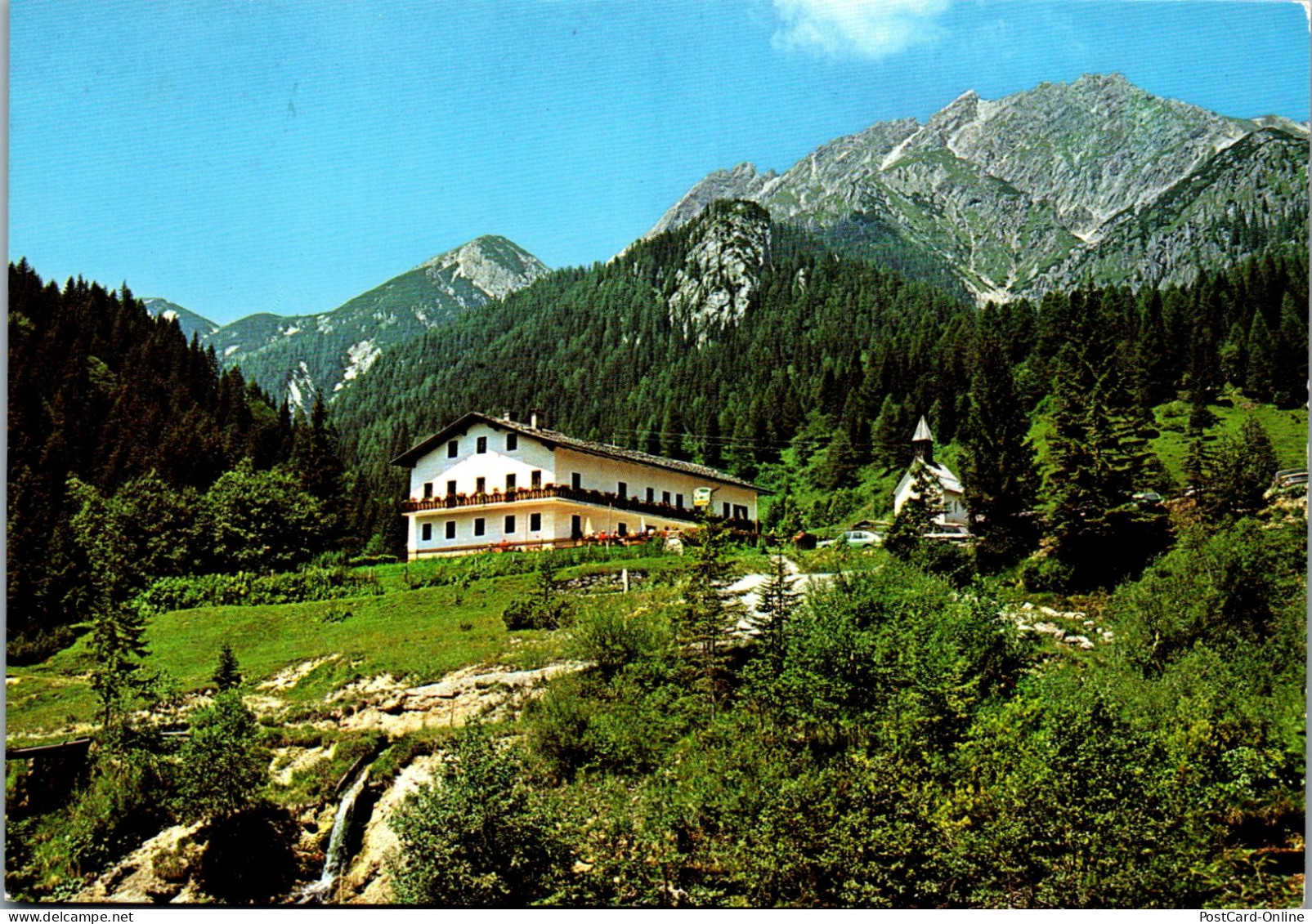 49515 - Kärnten - St. Lorenzen , Im Lesachtal , Alpengasthaus Tuffbad - Gelaufen 1979 - Lesachtal