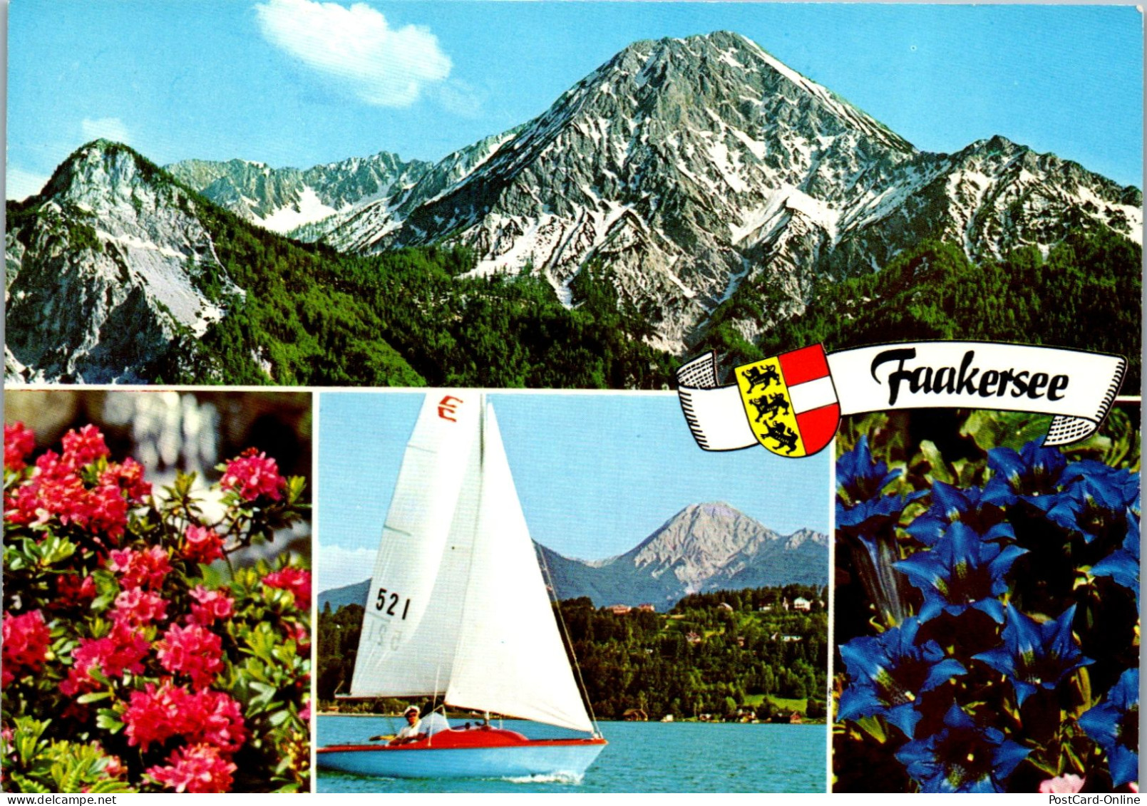 49522 - Kärnten - Faaker See , Mit Mittagskogel - Gelaufen 1984 - Faakersee-Orte