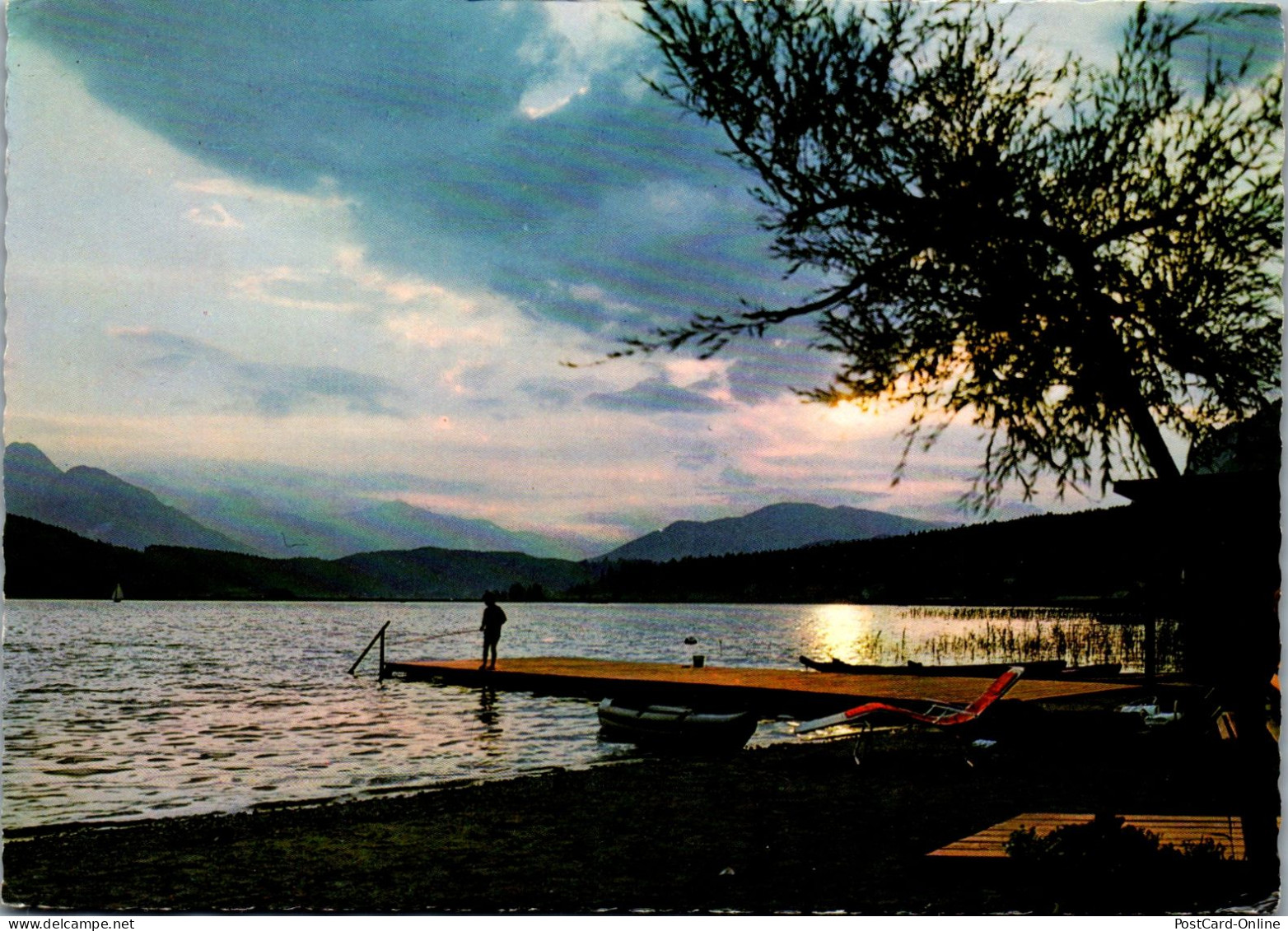 49500 - Kärnten - Pressegger See , Abendstimmung - Gelaufen 1966 - Autres & Non Classés