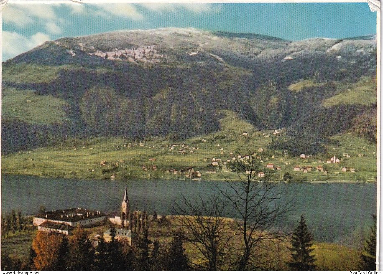 49485 - Kärnten - Ossiach , Stift Ossiach Am Ossiachersee Mit Gerlitzen - Nicht Gelaufen  - Ossiachersee-Orte