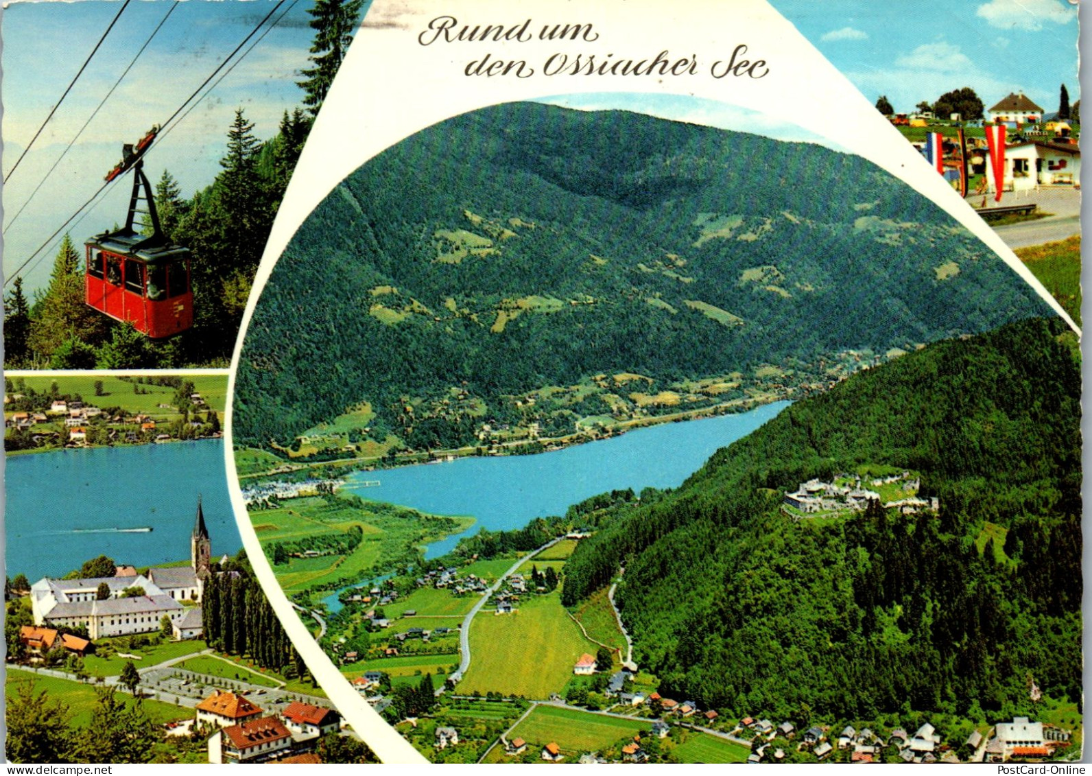 49488 - Kärnten - Ossiachersee , Mehrbildkarte - Gelaufen 1977 - Ossiachersee-Orte